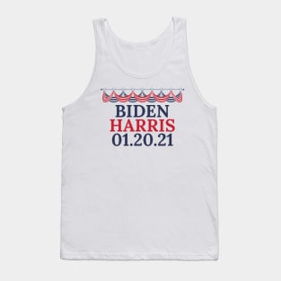 Biden Harris Victory Inauguration Date Tank Top